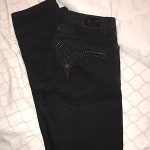 Black robins jeans